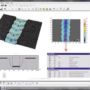 Abb. 2: ConfoMap – Oberflächen-Textur-Analyse im Einklang mit den neuesten Normen und Methoden. 