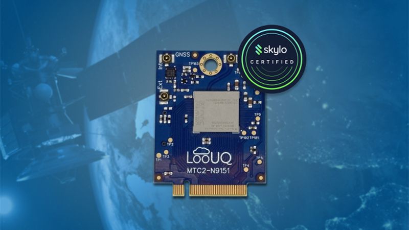 The Skylo certification inherited from embedded modem developer LooUQ enables IoT developers to develop devices faster that connect via cellular and satellite networks using Skylo’s standards-based NTN service.(Source:  Nordic Semiconductor)