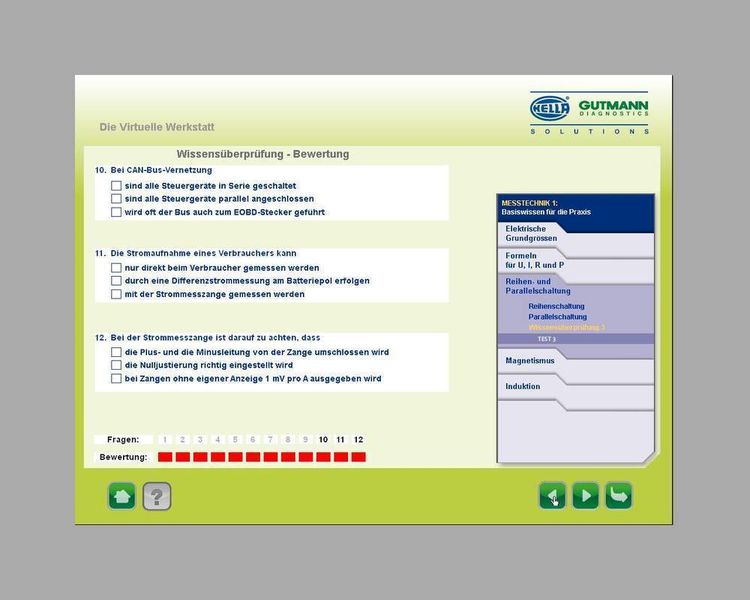 Zum Schluss folgt ein Fragenbogen als Wissenstest. (Archiv: Vogel Business Media)