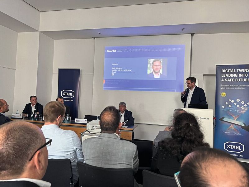 Presselunch von R. Stahl auf der Achema (Bild: Wühr – VCG)