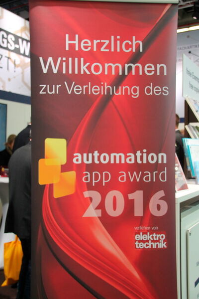 Unter allen sechs Shortlist-Platzierten wurden am 23. November 2016 auf der SPS IPC Drives in Nürnberg die zwei besten Automatisierungs-Apps mit dem automation app award von elektrotechnik gekürt. (elekrotechnik)