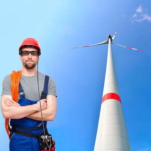 Servicetätigkeiten an Windenergieanlagen sind  kosten- und zeitintensiv. Es gilt also, die Arbeit dieser Fachleute so einfach und effektiv wie eben möglich zu gestalten. Dabei hilft künftig das „AR-Maintenance-System“.