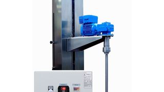 Die Stativrührwerke eignen sich für wechselnde Chargen in der Nahrungs- und Genußmittelproduktion, in der chemischen Industrie sowie in der Farben- und Lackherstellung.  (Bild: Promitec)