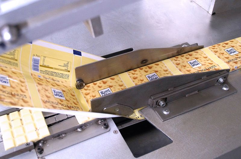 Produktion von Ritter-Sport-Schokolade. (Bild: Still)