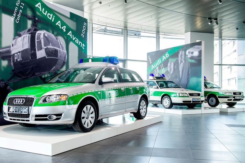 Auch die Polizei setzt auf Audi-Avant-Modelle. (Audi)