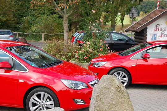 Eine Frontkamera liefert Daten für die automatische Verkehrsschilderkennung und den Spurhalteassistenten (525 Euro). (Archiv: Vogel Business Media)