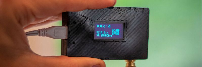 Für die Personzählung genügen einfache Geräte mit geringer Bandbreite. (Bild:  tarent solutions)