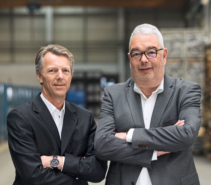 Newalu-Geschäftsführer Stefan Matthaei (links) und Martin Volpers (rechts). (Newalu)