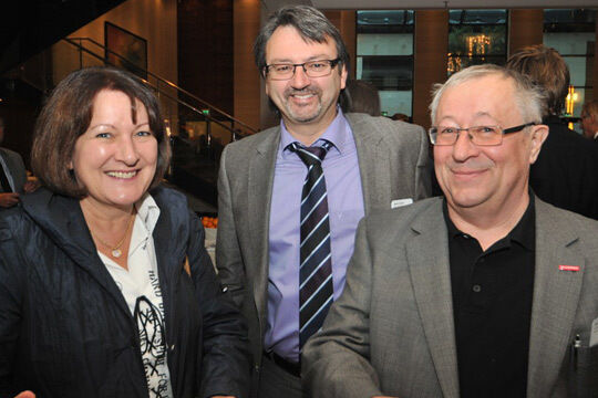 Die drei vom Landesverband Saarland – von links: Karin Geimer, Martin Bitsch und Herbert Seiwert. (Zietz)