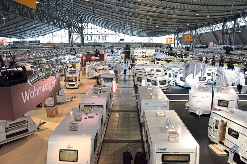 Auf der CMT 2019 waren rund 1.000 Reisemobile und Caravans von 120 Marken zu sehen. (»kfz-betrieb«/Jan Rosenow)