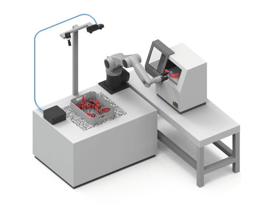 Die Kamerasysteme helfen, komplexe Zuführkinematiken zu vermeiden. Die Kamerasysteme helfen, komplexe Zuführkinematiken zu vermeiden.
