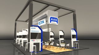 In Halle 9 am Stand F27 bieten IDTA sowie 13 Mitaussteller Informationen rund um den digitalen Zwilling basierend auf der Verwaltungsschale mit Best-Practice-Beispielen aus der Praxis.  (Bild: skupindesign)