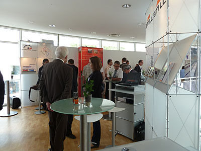 Der IWL-Logistiktage in Ulm boten neben interessanten Fachvorträgen
auch wieder eine begleitende Fachausstellung.  (Archiv: Vogel Business Media)