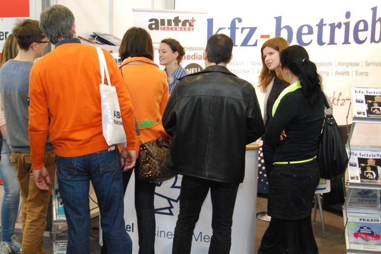 Das Interesse an den Produkten von Vogel Business Media war groß. (Foto: Rubbel)