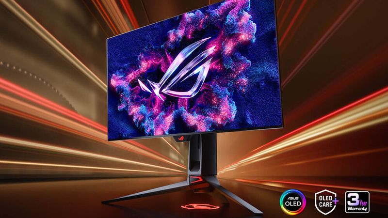 Der ROG Swift OLED PG27AQDP mit einer Bildwiederholrate von 480 Hz. (Bild: Asus Rog)