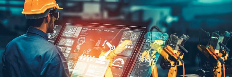 Die Experten von CNT Management Consulting raten vor allem den Mittelständlern unter den deutschen Maschinenbauern, die Digitalisierung voranzutreiben, um krisenfest zu bleiben. Hier erklären sie, was man beachten sollte und welche Chancen winken ...(Bild:  Blur Planet Studio - stock.adobe.com)