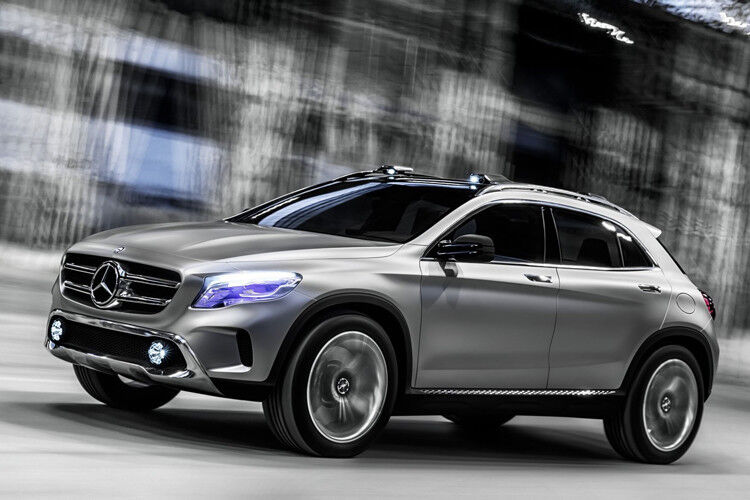 Schon als Studie reizvoll: Der Mercedes GLA tritt demnächst gegen Audi Q3 & Co. an. (Foto: Daimler)