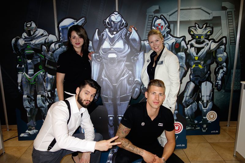 Für die Zukunft gewappnet, das UNIT Team (v. l.) Tanja Lindt, Marvin Schlosser, Janna Grosse und Marco Tilgner. (Bild: IT-BUSINESS)