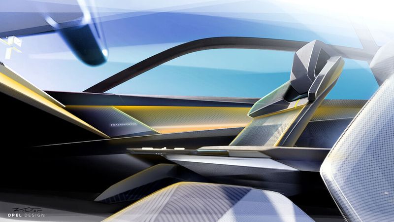 Die vier Einzelsitze ähneln Clubsesseln und sind zudem luftiger als herkömmliches Gestühl in Fahrzeugen. (Bild: Opel)