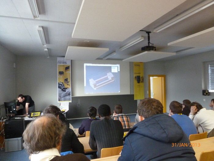 Séminaire Sandvik du 31 janvier 2013 au Technopôle de Ste-Croix. (Image: CPNV, Y. Neuenschwander)