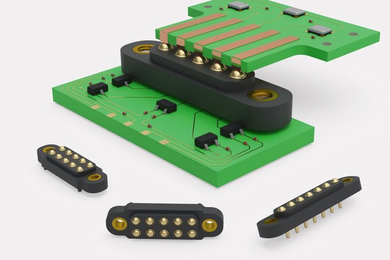 Bild 5: Die Omniball Slide Solution bietet eine kugelförmige Kontaktfläche, die auch bei gleitenden oder rotierenden Bewegungen eine elektrische Verbindung ermöglichen kann.  (Bild: Mill-Max)