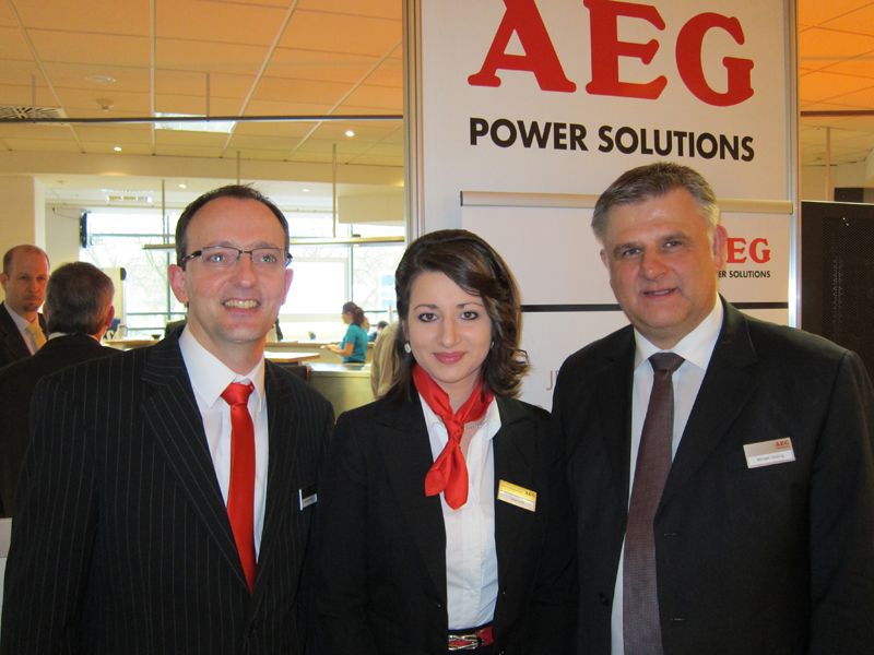 v. l.: Stephan Schäff, Tanja Lindt und Michael Göcking, AEG (IT-BUSINESS)