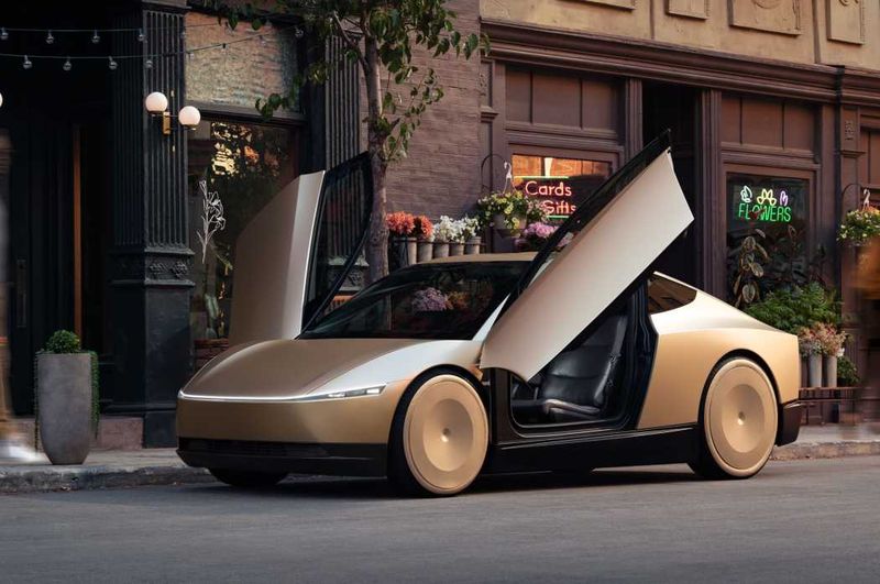 Tesla plans to use an electric motor that does not contain rare earth elements in the Cybercab.(Image: Tesla)