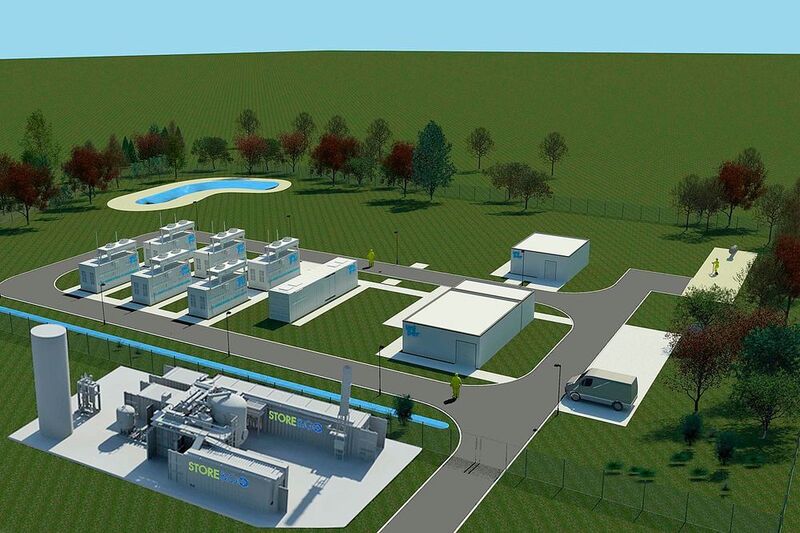 Power-to-Gas- und Methanisierungsanlage in Falkenhagen, Brandenburg  (Uniper)