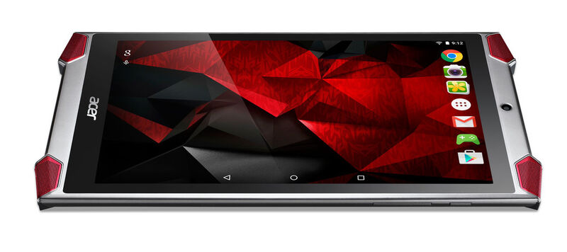 Mit dem Predator 8 bringt Acer ein 8-Zoll-Gaming-Tablet mit Android und Intel-x7-Atom. Es ist mit vier Lautsprechern ausgestattet. (Bild: Acer)