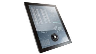 Kombination von Flexscape Wheel und Flexscape One: Die haptischen Bedienelemente ermöglichen eine sichere taktil geführte Bedienung von Touch-Funktionen. (Rafi)