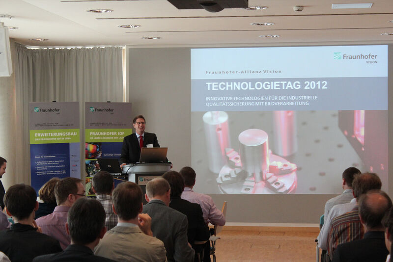 Technologietag 2012: Blick in den Veranstaltungsraum. (Fraunhofer-Allianz Vision)