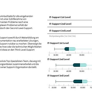 Die Gehälter sind in allen Support-Levels im Vergleich zum Vorjahr gestiegen.(Bild:  Synaxon)