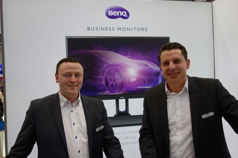 Die zwei Neuen bei BenQ (l.) Jörg Hartmann und Kai Volmer. (Bild: IT-BUSINESS)