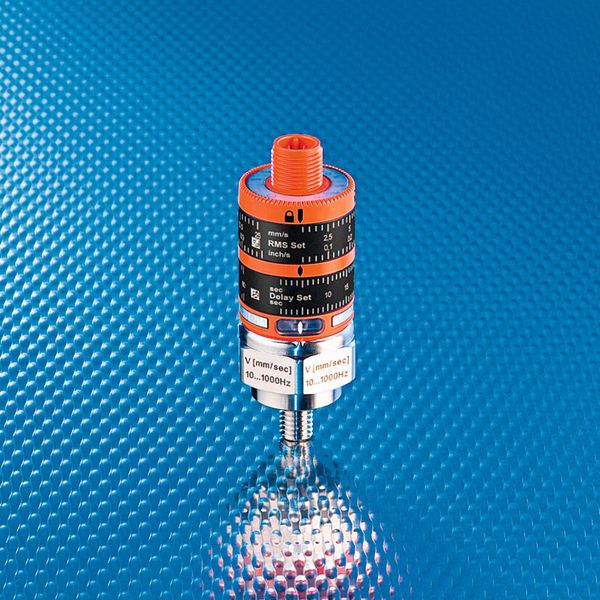 Über die Stellringe lassen sich sowohl der Schaltpunkt für die maximal zulässige Vibrationsstärke als auch die Ansprechverzögerung einstellen. (Bild: P. Horn Fotografie, Essen)