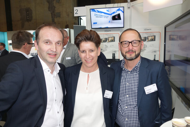Das Sharp Team (v. l.) Franjo Kontic, Michaela Hirsch und Thomas Möcker. (Bild: IT-BUSINESS)