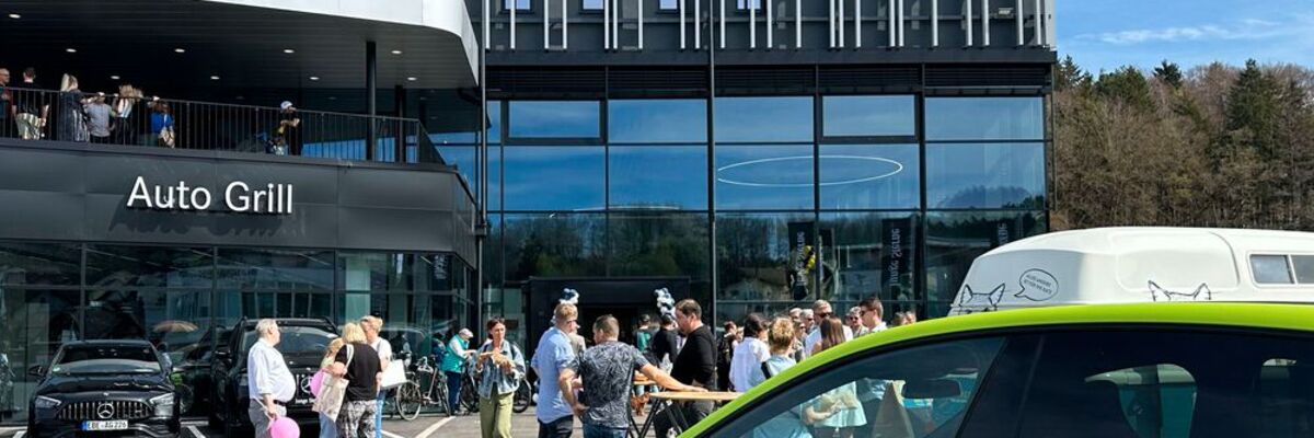 Auto Grill hat in Ebersberg den ersten deutschen Xpeng-Showroom eröffnet. (Bild: Auto Grill)