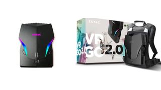 Die zweite Version des Zotac-Rucksack-Rechners für VR-Anwendungen ist etwas kompakter geworden und wartet mit einem schnelleren Prozessor auf. (Zotac)