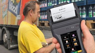 Das robuste Multifunktionsterminal Casio IT-9000 eignet sich als mobiler POS insbesondere im Liefer- und Abholservice. (Casio)