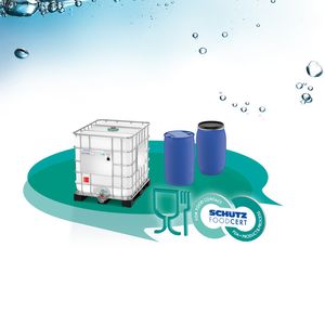 Die Schütz Foodcert IBCs und Fässer orientieren sich an den aktuellen Bedürfnissen der Food Branche inklusive Zertifizierung nach der neusten Industrienorm FSSC 22000.