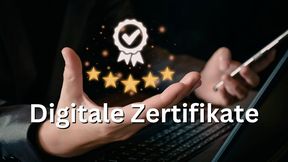 Ein digitales Zertifikat bestätigt Personen oder Objekte und seine Authentizität und Integrität lässt sich durch kryptografische Verfahren prüfen.  (Bild: @alfred-evelinas-images via Canva: Visual Suite for Everyone)