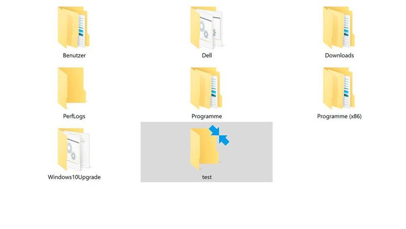 Anzeigen der komprimierten Ordner in Microsoft Windows 10. (Joos/Microsoft (Screenshot))