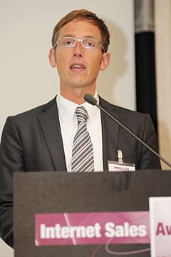 Matthias Möhler, Leiter E-Commerce der MBVD, lobte die Online-Kompetenz des Siegerbetriebs. (Archiv: Vogel Business Media)