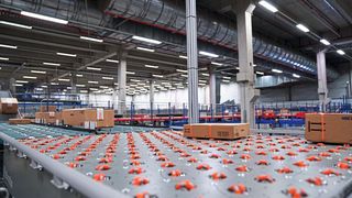 Das Sortiersystem „cv-CROSSDOCK“ wird auf der Logimat 2024 erstmals einem größeren Fachpublikum vorgestellt. (Bild: Cellumation)