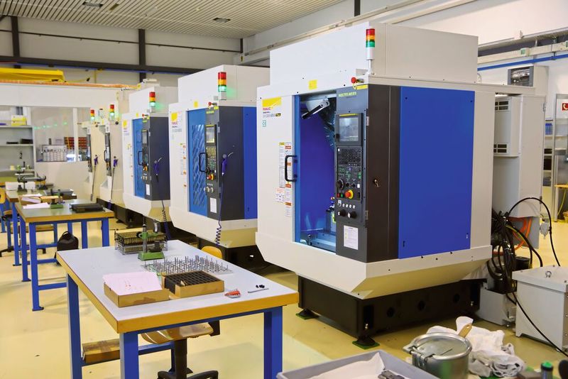 Grâce à leur construction compacte et au magasin de pièces intégré à la zone de travail, ces 5 machines n'utilisent qu'une surface au sol réduite.  (Source : MSM)