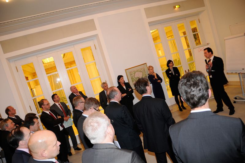 Premiere beim 3. eGovernment Summit: Erstmals stand am Abend ... (Archiv: Vogel Business Media)