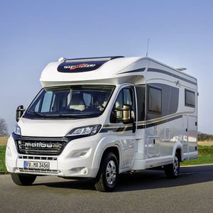 Der Malibu T430 von außen. Basis ist ein Fiat Ducato mit 150 PS.(Bild:  Carthago / Malibu)