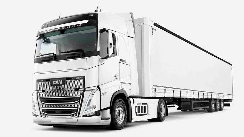 Besonders groß war das Nachfrage-Plus EU-weit bei Lkw, die um 23 Prozent auf 268.766 Einheiten zulegten. Auch E-Lkw werden populärer.(Bild:  Designwerk)