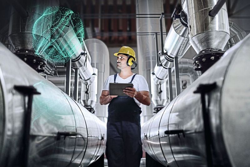 Der Digital Worker verbindet die virtuelle und die reale Welt über mobile Endgeräte wie Laptops, Tablets, Smartphones oder Datenbrillen. (Bild: Siemens)