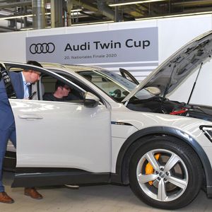 Neben Digitalisierung und Vernetzung war am vergangenen Wochenende in Neckarsulm vor allem Wissen im Bereich E-Mobilität gefragt.(Bild:  Audi)