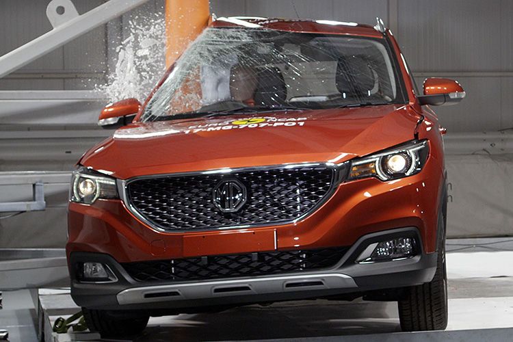 Der MG ZS wurde ebenfalls mit drei Sternen bewertet. (Bild: NCAP)